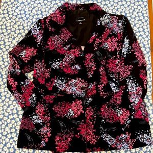 EUC Floral Blazer Lane Bryant size 14